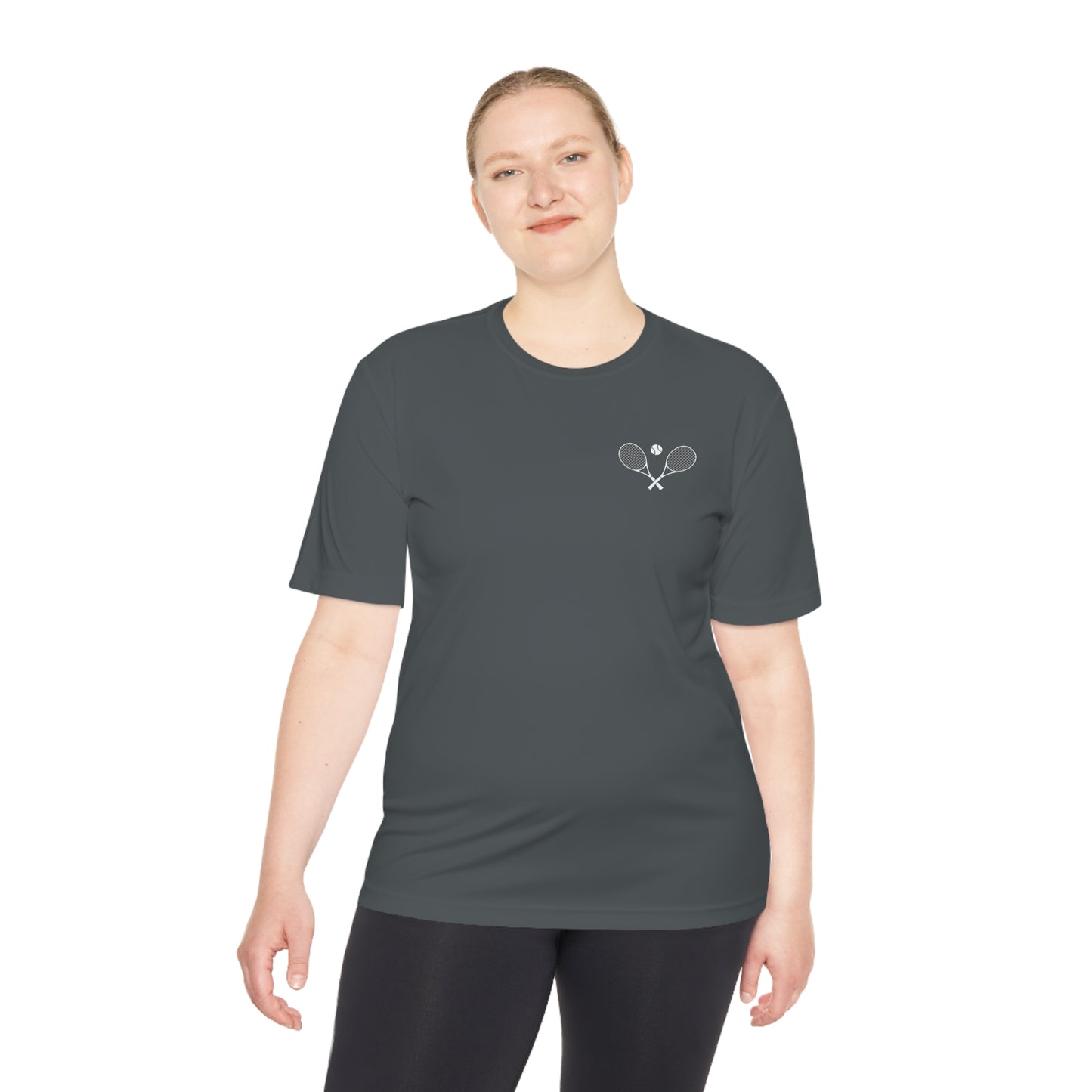 Tennis Rackets Logo Unisex Moisture Wicking Tee