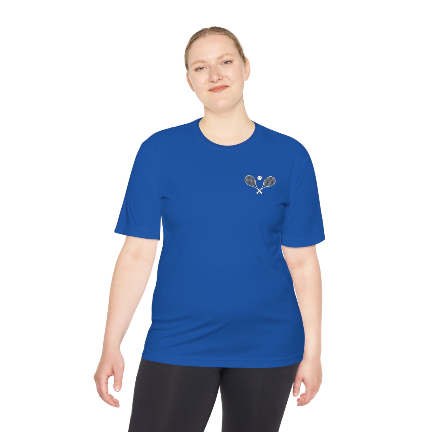 Tennis Rackets Logo Unisex Moisture Wicking Tee