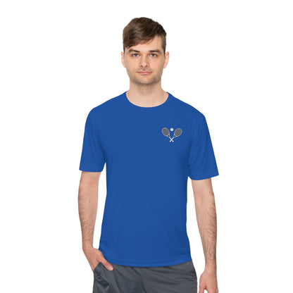 Tennis Rackets Logo Unisex Moisture Wicking Tee