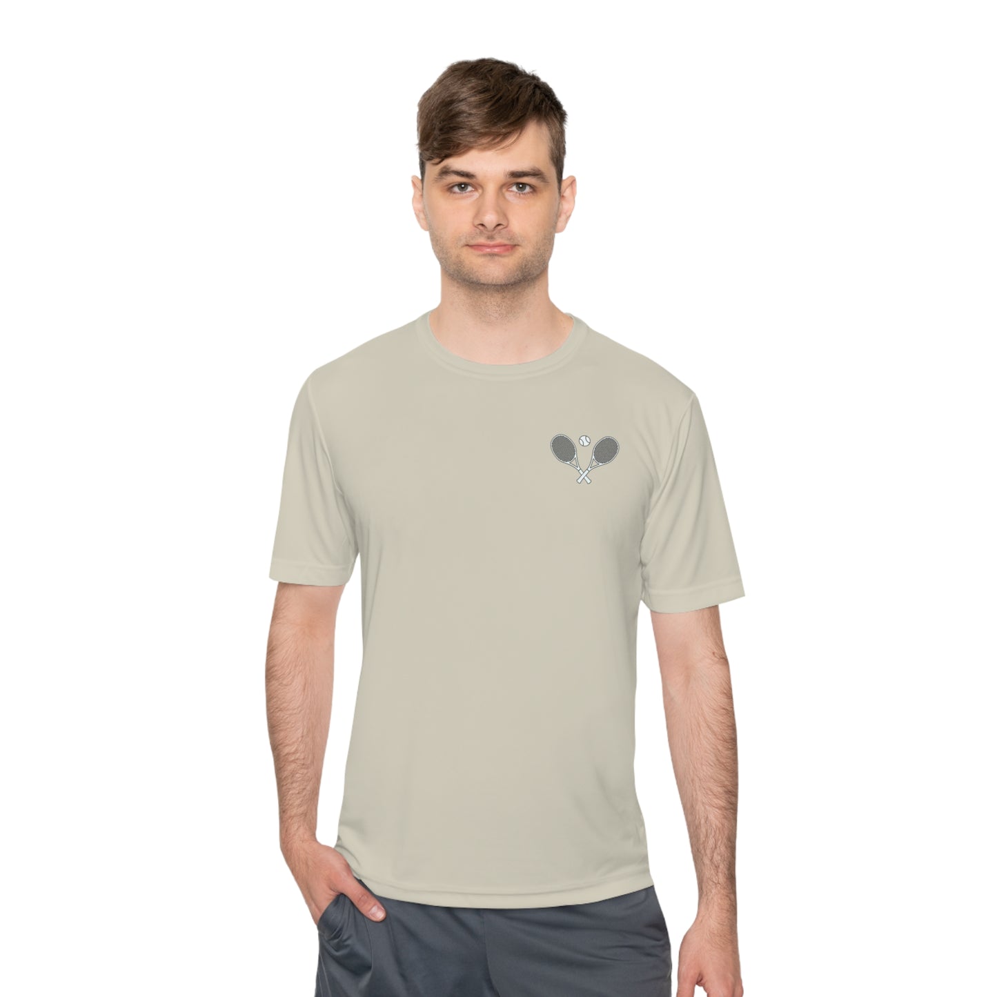 Tennis Rackets Logo Unisex Moisture Wicking Tee