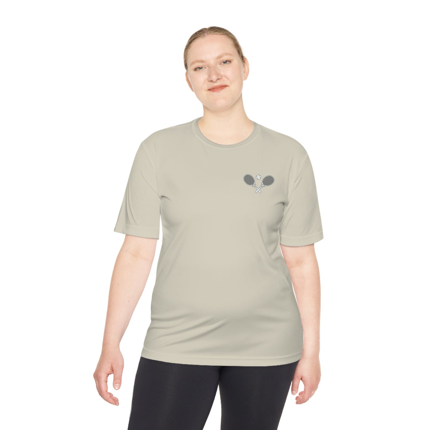 Tennis Rackets Logo Unisex Moisture Wicking Tee