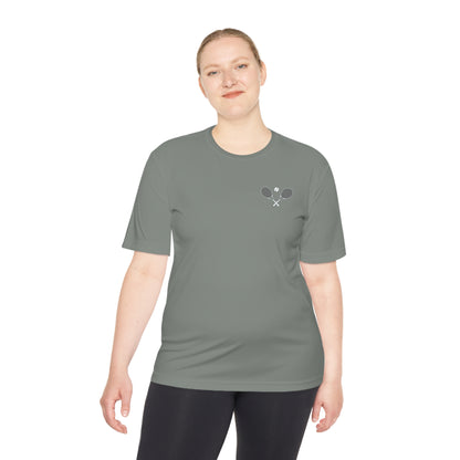 Tennis Rackets Logo Unisex Moisture Wicking Tee