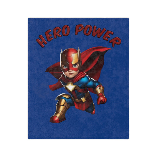 Hero Power Velveteen Microfiber Blanket