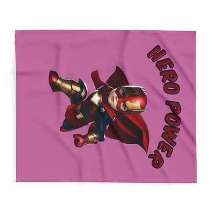 Girls Hero Power Arctic Fleece Blanket