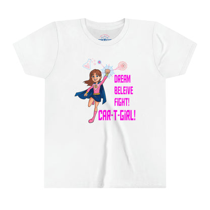 Super CAR-T-Girl Inspirational Youth Short Sleeve Tee