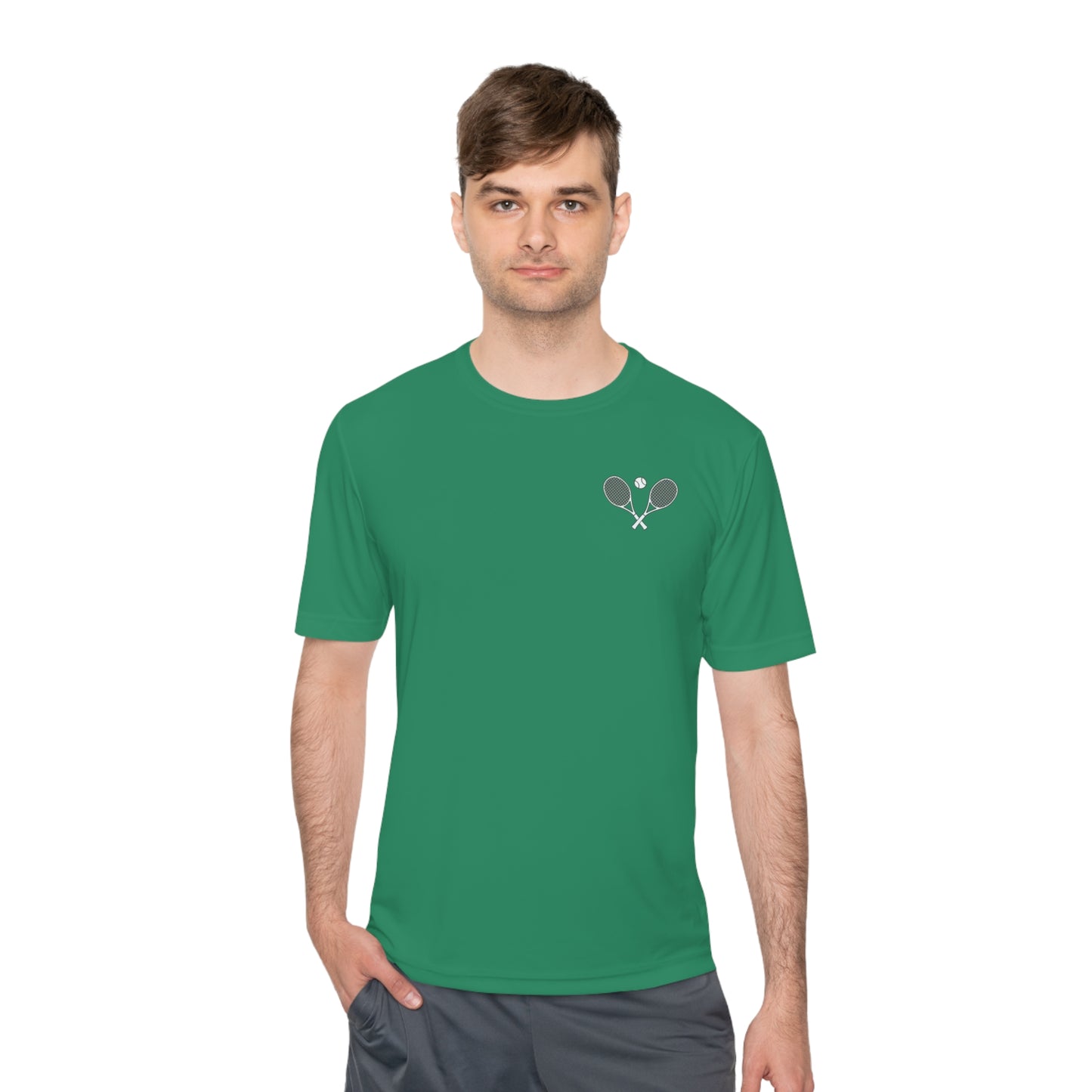 Tennis Rackets Logo Unisex Moisture Wicking Tee