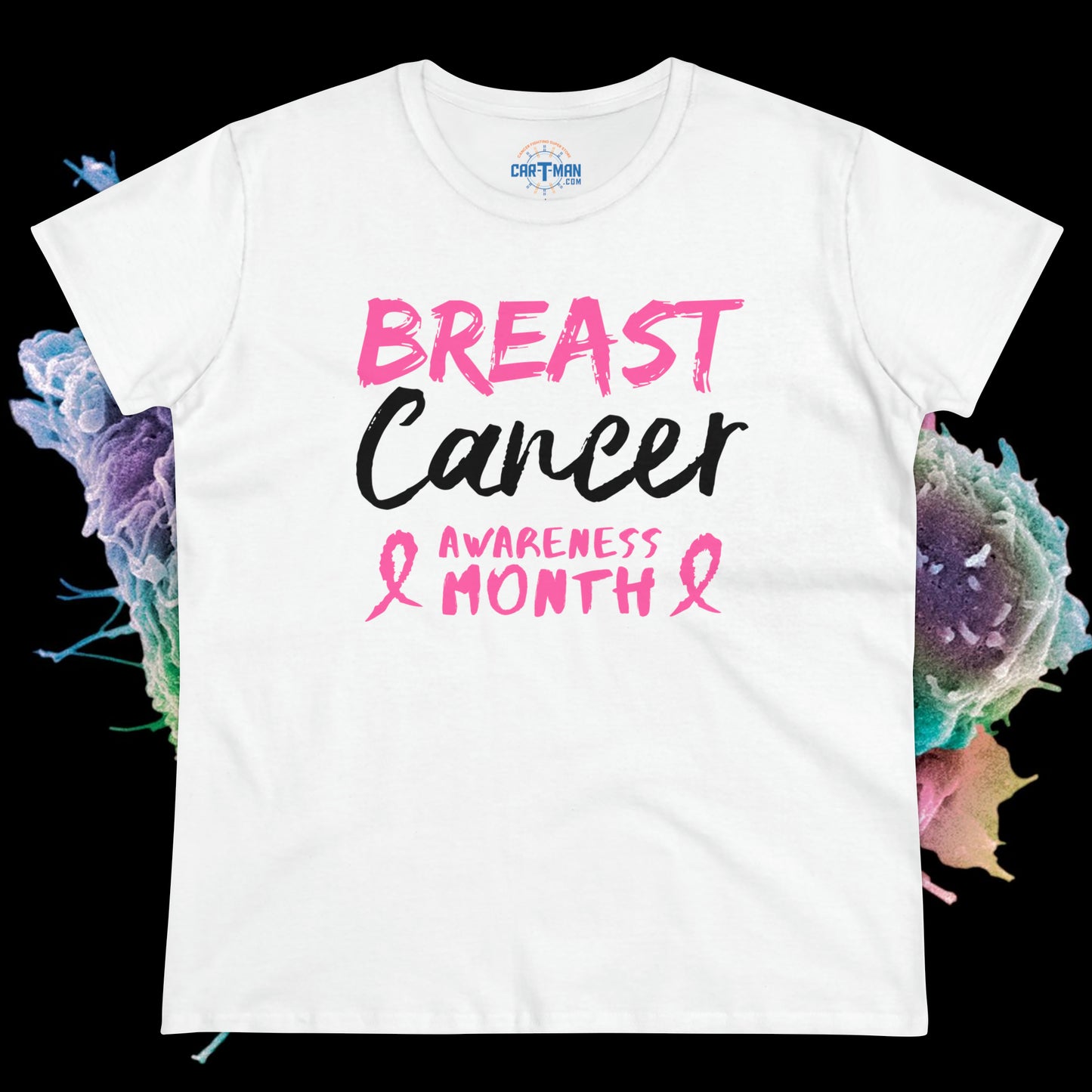 Breast Cancer Awareness Month Women's Midweight Cotton Tee