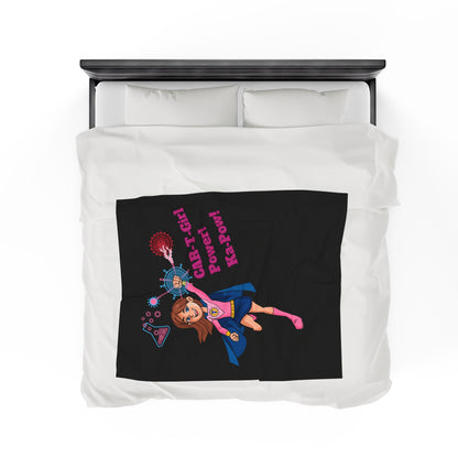 CAR-T-Super Girl Velveteen Plush Blanket!