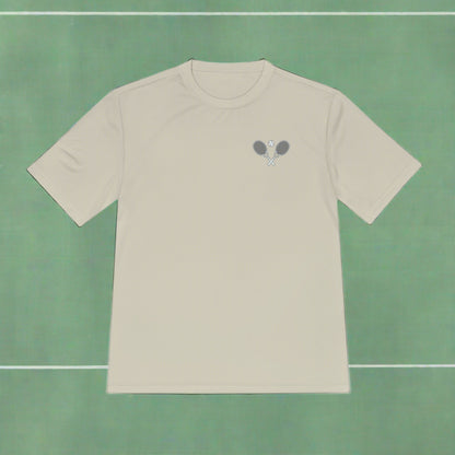 Tennis Rackets Logo Unisex Moisture Wicking Tee