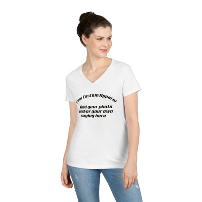 Custom Apparel Ladies' V-Neck T-Shirt