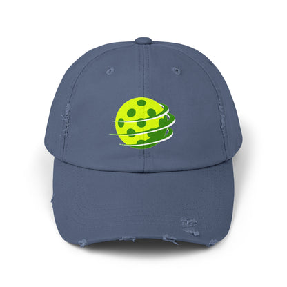 Pickleball in Motion Unisex Distressed Cap