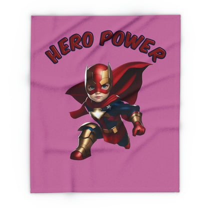 Girls Hero Power Arctic Fleece Blanket