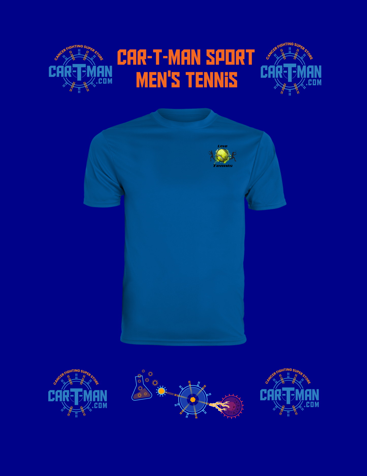 Men's Tennis Moisture-Wicking Tee