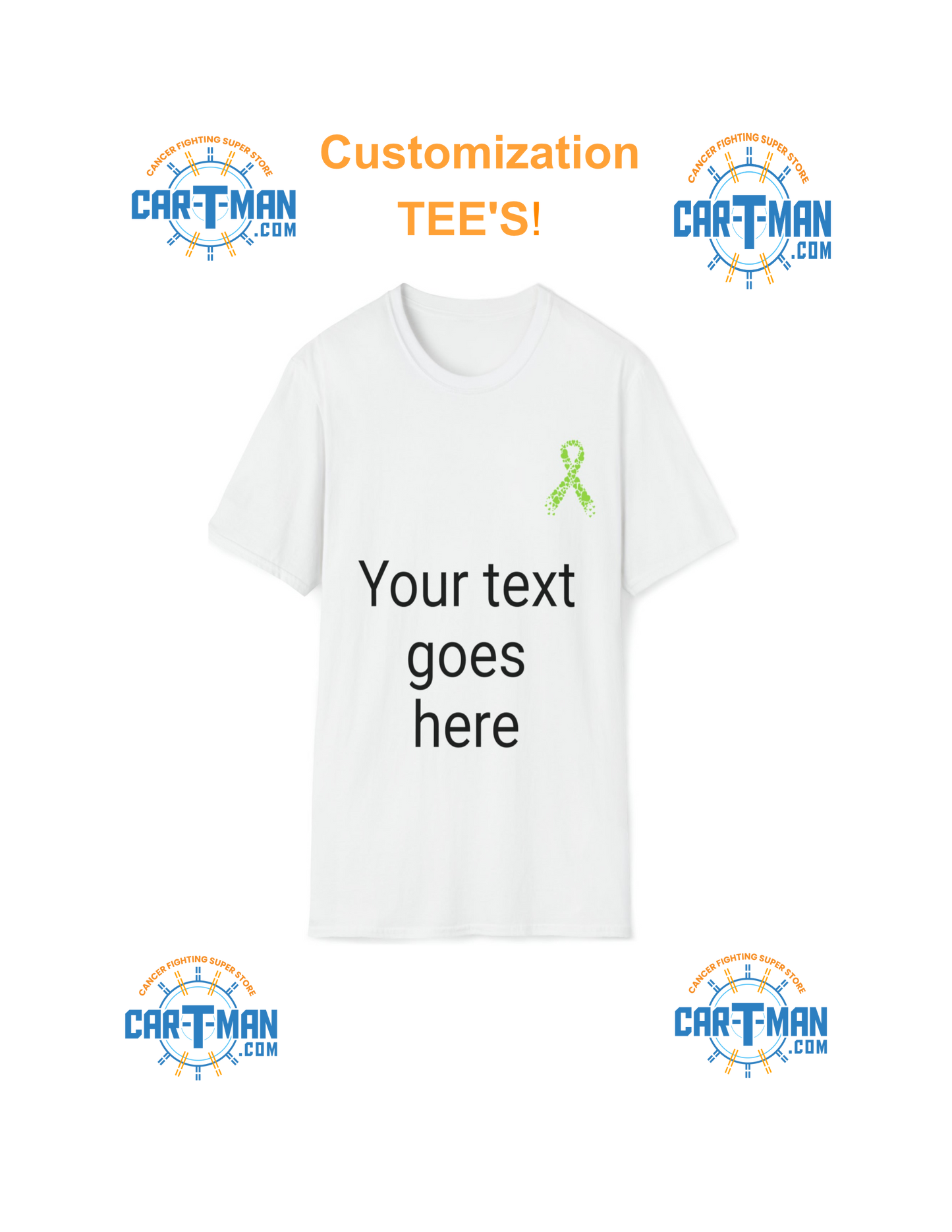 Customizable Lymphoma Awareness Tee Shirt
